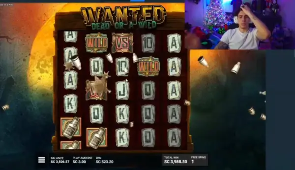 Streamer Konvy playing Wanted Dead or a Wild