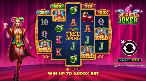 Slot machine Wild Wild Joker